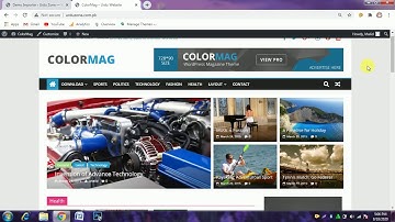 Import demo of Color mag theme | import demo of wordpress color mag theme