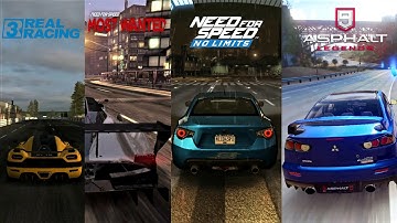 Asphalt 9 X NFS No Limits X Most Wanted X Real Racing 3 In 2020 | Mobile Racing Games