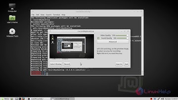 How to install RecordMyDesktop on Linux mint 18.03