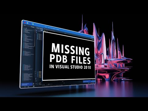 Missing PDB files in visual studio 2010