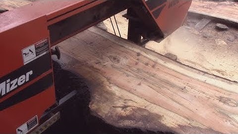 Milling Spalted Maple - Wood Mizer Band Mill, Lucas Mill Alaskan, and Antique American 38" Band Saw