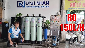 Hệ thống lọc nước tinh khiết công suất 150 lít 1 giờ