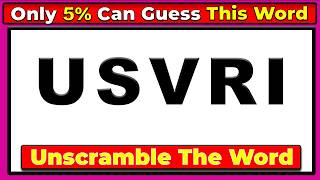 Guess The Correct Word |Unscramble the 5 Letter - Guess the Word Challenge 128