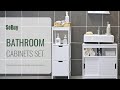 SoBuy Tall cabinet丨Under sink cabinet丨Laundry cabinet丨Wall cabinet丨Bathroom cabinets丨FRG126-W
