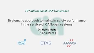 iCC 2017 — Systematic approach to maintain safety performance in the service of CANopen systems — Dr screenshot 2