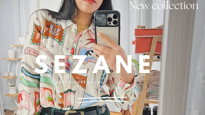 Sezane haul!!! ( yay💕amazing* silk Ann shirts* and softest Barry cardigan) elegant classic looks🥳