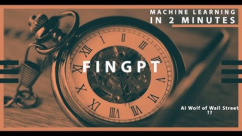 ML in 2 Paper: FinGPT: Open-Source Financial Large Language Models