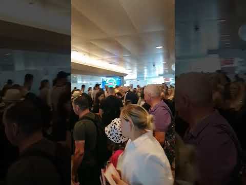 Перед паспортным контролем