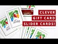 Clever Gift Card Slider Cards - 25 Cards!