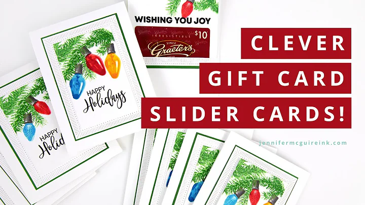 Clever Gift Card Slider Cards - 25 Cards!