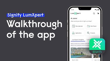 A quick tour of the Signify LumXpert App