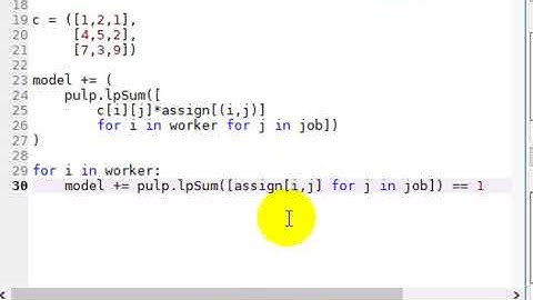 Assignment Problem dengan Python PuLP 02 Membangun Model