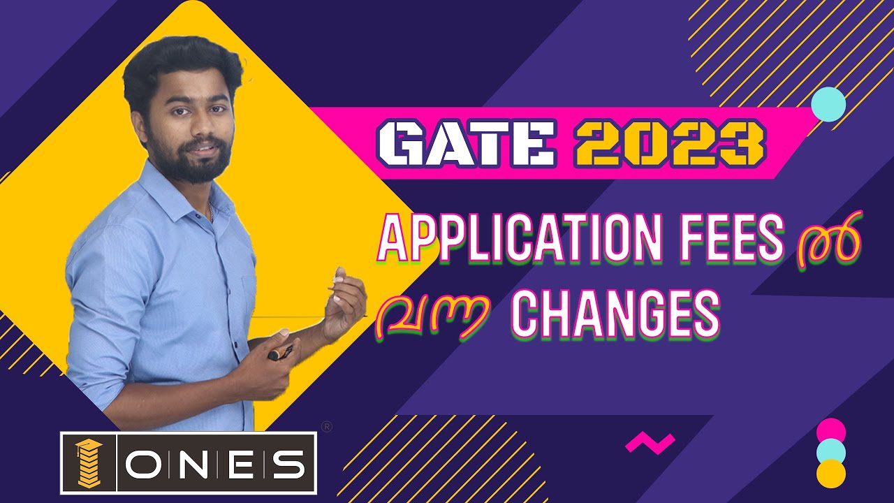Application Fees For GATE 2023 Changes In Application Fees YouTube