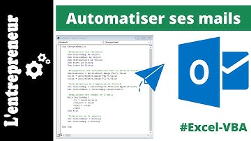 AUTOMATISER ses MAILS avec Excel-VBA