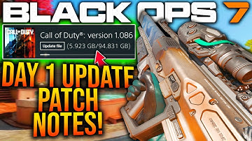 Black Ops 7: MAJOR DAY 1 UPDATE PATCH NOTES! (BO7 Weapon Updates, Aim Assist Changes, & More)