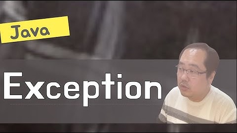 [필수 자바 클래스] Exception