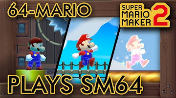 Super Mario Maker 2 -  SM64-Mario Explores Tick Tock Clock Level