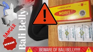 ‼️BALI BELLY~  Tips on what to avoid and how to treat!  WATCH BEWARE🚫⚠️😰😱   #bali #indonesia