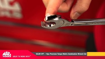 SCLM14PT - Precision Torque Metric Combination Wrench Set
