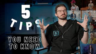 5 TIPS FOR SHOOTING AND LIGHTING INTERVIEWS