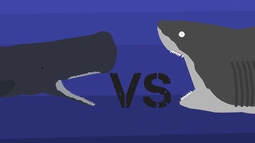 Battle: ￼Sperm whale vs Megalodon￼￼ (Sitck nodes pro