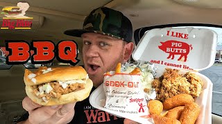 COOK OUT ⭐BBQ Pork Plate & BBQ Sandwich⭐ Food Review!!!