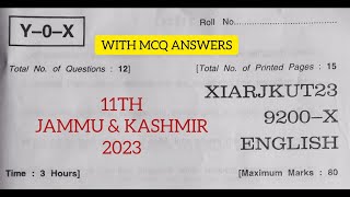 jkbose class 11th english paper 2023 | class 11th jkbose english paper 2023 soft zone screenshot 4