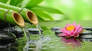 Peaceful Sleep Music for Insomnia Relief – Healing Bamboo Fountain and Meditation Harmony