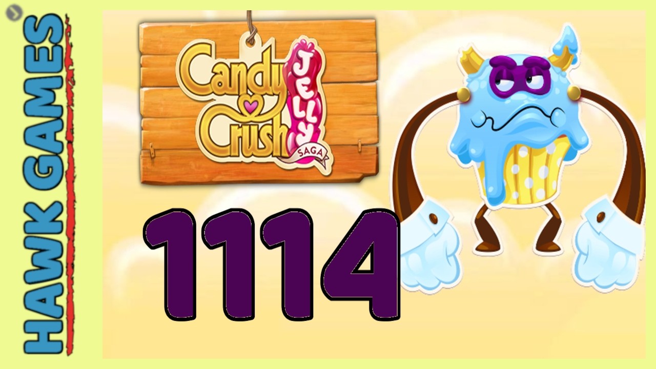 Puffler Candy Crush Jelly Saga Level 1114 (Puffler Boss mode) - 3 Stars ...
