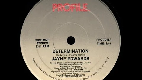 Jayne Edwards - Determination Profile records 1984