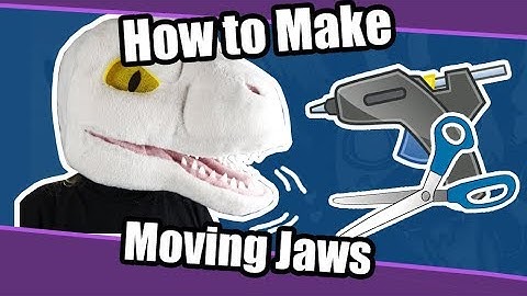 //Tutorial #44// Moving Jaw on Foam Fursuit Heads