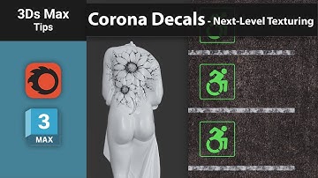 🎨 Mastering Corona Decal in 3ds Max | Add Tattoos & Road Markings in Real-Time! 🚀