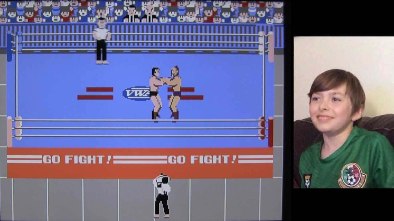 PRO WRESTLING Kin Corn Karn vs. Fighter Hayabusa LetsPlay NES 