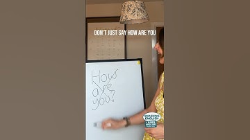 Don’t Say ‘How Are You’ ❌ #learnenglish #english #englishlearning #ielts #esl #englishclass
