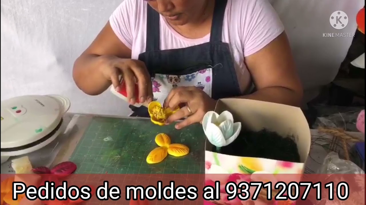 como hacer tulipan Holandés con foami/idea de  arreglo para pedir matrimonio hecho con moldes Thikas