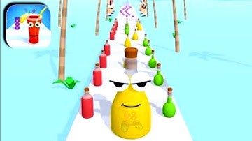 Juice Run - All Levels Gameplay Walkthrough iOS, Android (Levels 127-128) || B8 Gamer