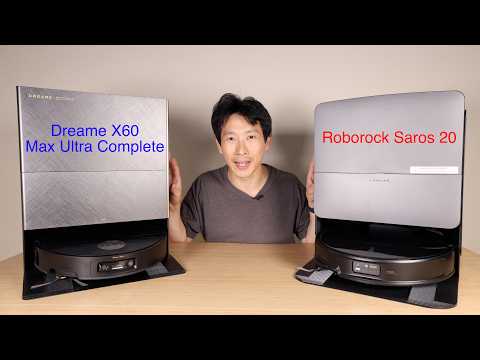 Video thumbnail: Best Robot Vac for 2026: Dreame X60 Max Ultra Complete or Roborock Saros 20?