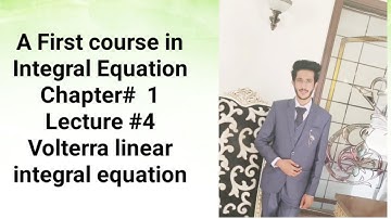 Volterra integral equation