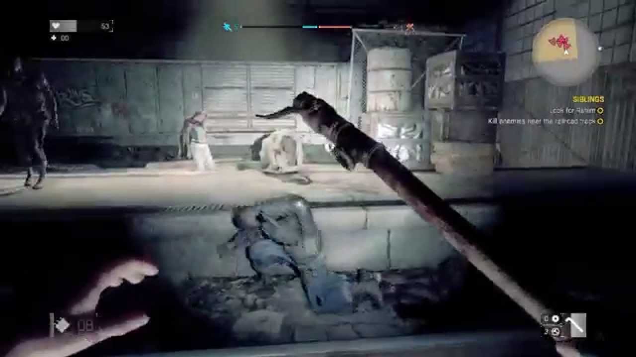 Dying Light Walkthrough Part 27 - Railroad Tracks and Bombing Volitiles Nest PS4 HD