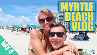 Myrtle Beach Vacation Vlog 2020 Day 4! | Beach Day, Boardwalk, Comedy Club & More!