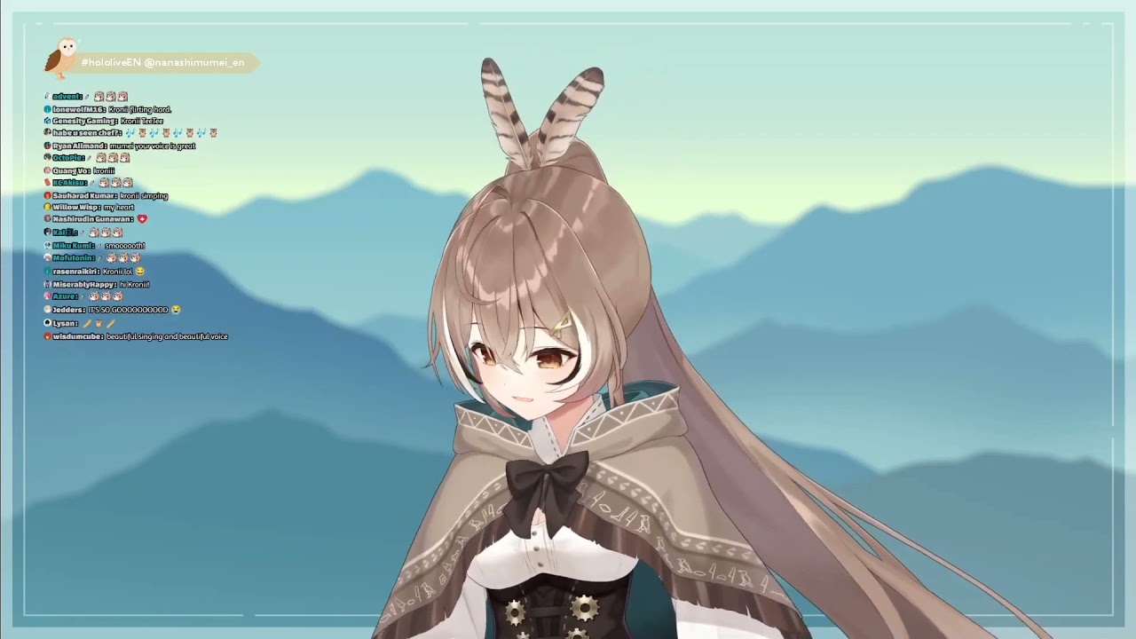 Nanashi Mumei sings Mamma Mia (Ukulele Version)