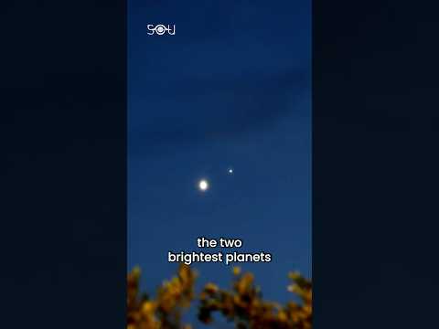 Venus Meets Jupiter on June 9 #venus #jupiter #space #planets #sky
