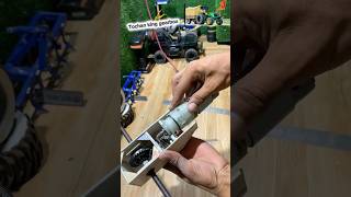 Rc tractor gearbox making at home 👍#diy #tractor #gearbox #experimnent