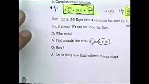 3_ C  J  Chen Lecture on Turbulent Flows  Navier Stokes Equations