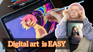 about Digital and Traditional art