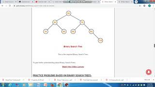 Construction Binary search Tree