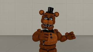 Unwithered Freddy animatronic movement test