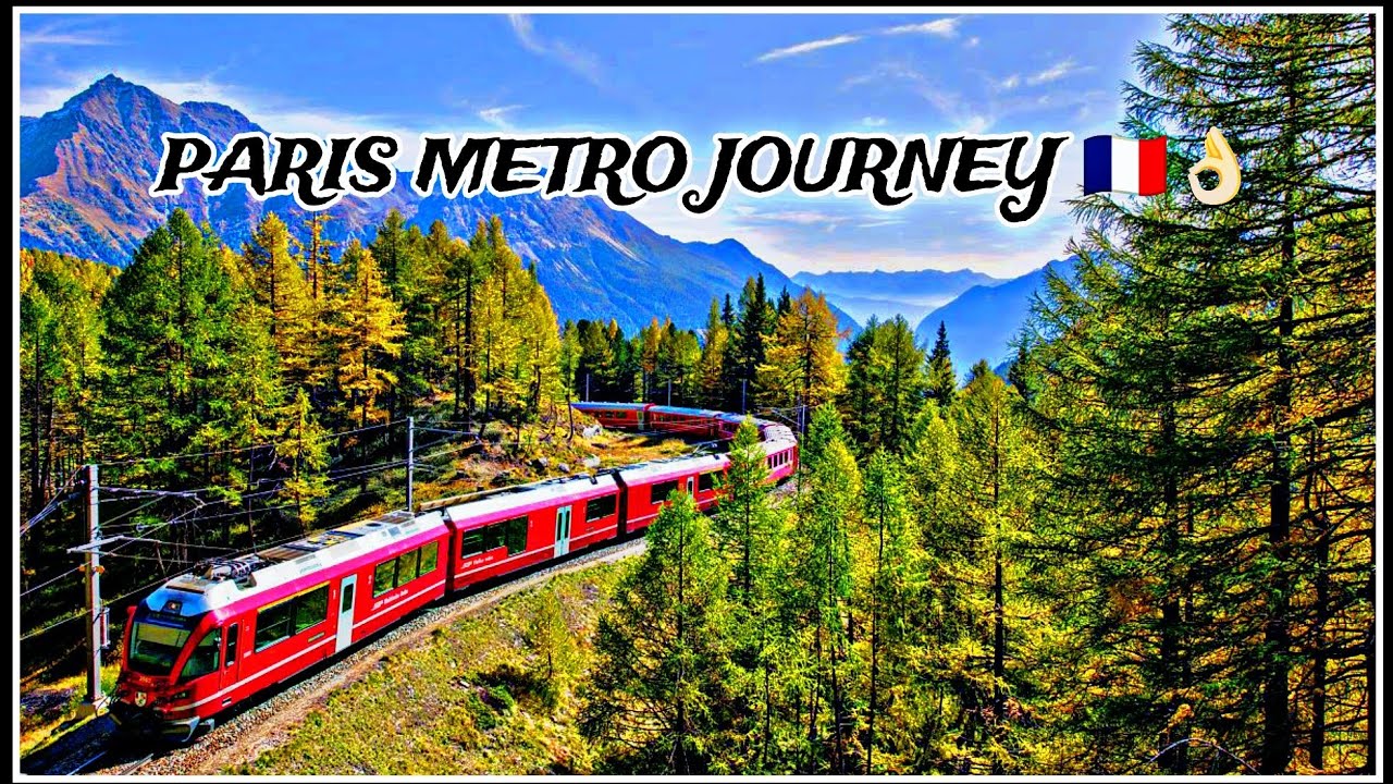 🇨🇵Exploring paris by Metro 🇨🇵The Best Views from the Metro Journey"🇨🇵