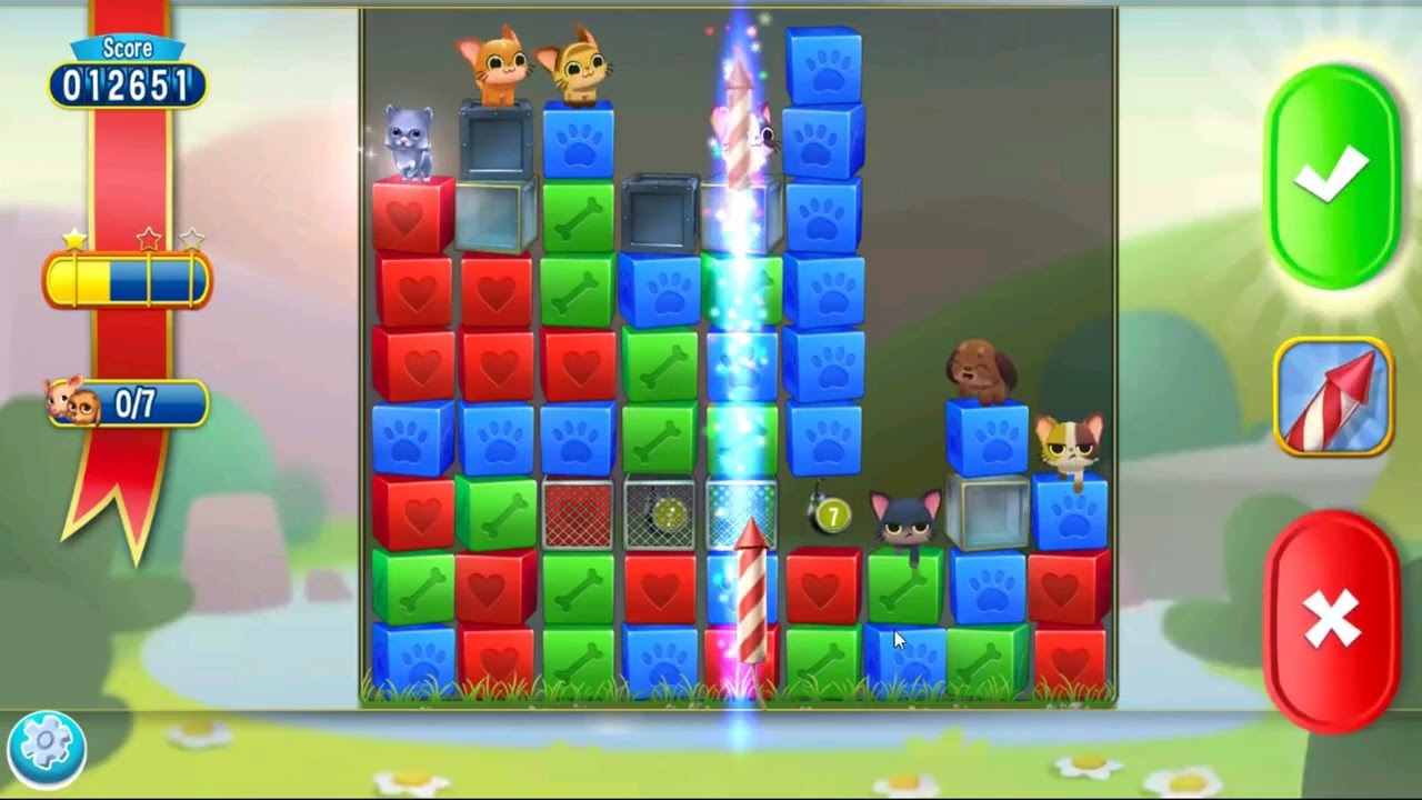 Pet Rescue Saga Level 6391 - NO BOOSTERS | SKILLGAMING ✔️