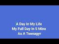 A Day in My Life | What I Do in 24 Hours as a Teenager 🎬”